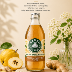 Kombucha Imbir • Pigwa • Pieprz (330ml)