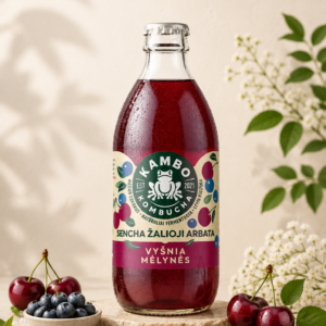 Kombucha Wiśnia • Borówka (330ml)