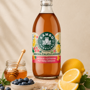 Kombucha Miód • Cytryna • Kalina (330ml)