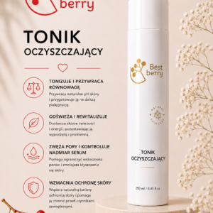 Oczyszczająco-tonizujący tonik do twarzy z kaliną (250ml)