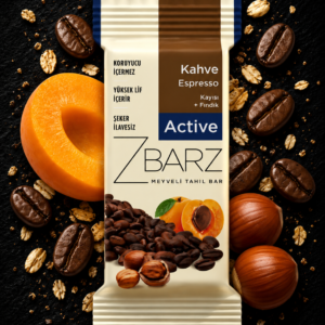Baton owocowo-owsiany z espresso, morelą i orzechami laskowymi (35g)