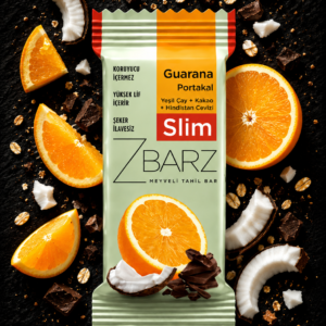 Baton owocowo-owsiany z guaraną i pomarańczą (35g)