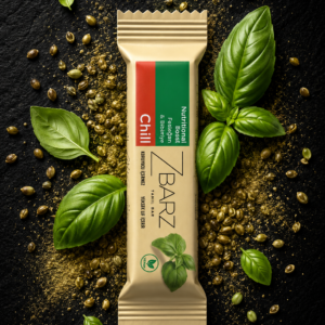 Ziołowy baton owocowy z bazylią (35g)
