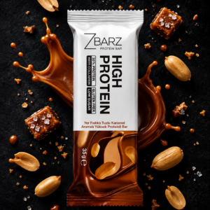 Baton proteinowy z orzeszkami ziemnymi i słonym karmelem (35g)